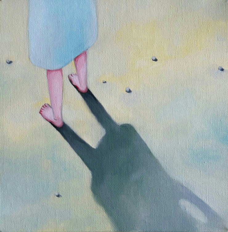 그림자1 20×20cm oil on canvas 2015